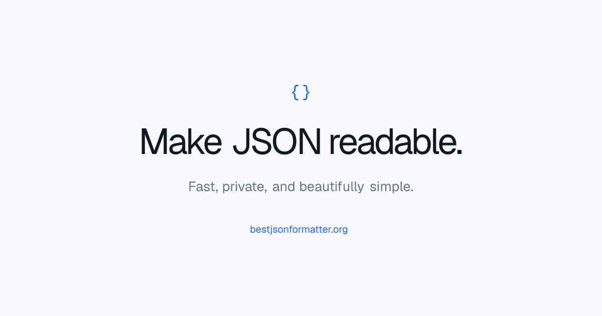 Best JSON Formatter